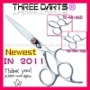 ThreeDarts Half Ring Design Special Handle Professional Salon Scissors
