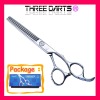 ThreeDarts unique design never skid handle hair cut scissors