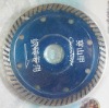Tile continous rim turbo saw blade