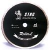 Tile saw continuous rim diamond blade for chipping-free cutting granite--STRG