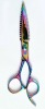 Titanium Color Coated Hair Scissor