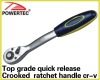 Top grade quick release crooked ratchet handle series