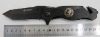 Top quality hunting knife in matt black coating