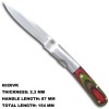 Traditional Liner Lock Knife With Wood Handle 6026VK