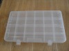 Transparent plastic tool box