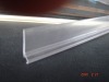 Transparent pvc holder door seal brush
