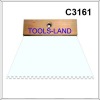 Trapezoid Scraper with SQ Nortched Edge, C3161