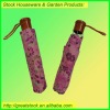 Triple Folding Flower Pattern Umbrella