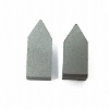 Tungsten carbide glass drill bit, rock tip