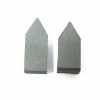 Tungsten carbide glass drill bit, rock tip