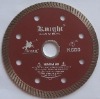 Turbo continuous rim diamond saw blade ,diamond turbo cutting wheel,105*20/16*1.2