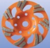 Turbo diamond cup grinding wheel