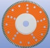 Turbo diamond saw blade