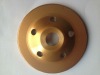 Turbo type diamond cup grinding wheel