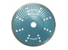 Turbo wave dry cutting blade with own flange for granite