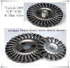 Twist Steel Wire wheel Brush