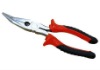 Two Color Handle Fine Polished Long Nose Pliers