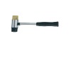 Two way mallets hammer with steel tubular steel handle