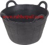 Tyre rubber buckets,rubber barrel with four handle