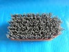 U shaped mix abrasive brush