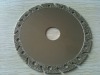 U-slot segmented saw blade with flange