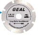 U-slot segmented small diamond blade for long life cutting hard and dense material
