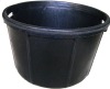 Unbreakable building buckets,recycled rubber mixing pails