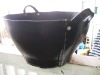 Unbreakable recycle rubber bucket,Tire garden bucket