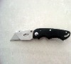 Utility knife with stainless steel handle