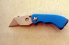 Utility knife with stainless steel handle