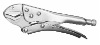 V curved jaw locking pliers, WR type