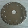 V-slot segmented rim diamond blade