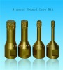 Vacuum Brazed Diamond drills dry and wet