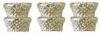 Vacuum brazed diamond wire saw bead
