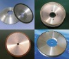 Vitrified bond diamond bruting wheel for PCD turning tools