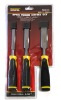 WDC306 3pcs carbon steel wood chisel set