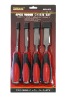 WDC405 4pcs carbon steel wood chisel set