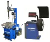 WHEEL BALANCER AND RIM CLAMP TIRE MACHINE