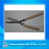WOOD HANDLE HEDGE SHEARS