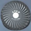 Waved turbo small diamond blade for chipping-free cutting granite--STAS