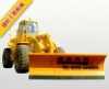 Weel loader snow shovel