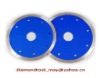 Welded continuous rim diamond saw blade for ceramic tiles