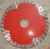 Welding diamond saw blade for cutting marble
