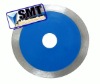 Wet thin diamond saw blade