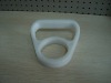White Plastic pull-out Handle for cylinder PVC handle, cylinder handle