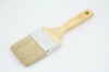 White bristle flat paint brush