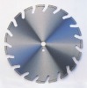 Wide U slot diamond blades for hard materials
