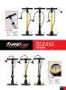 With air pressure gauge bicycle pump