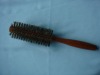 Wood handle comb