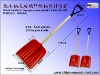 Wood handle plastic snow shovel G808-A